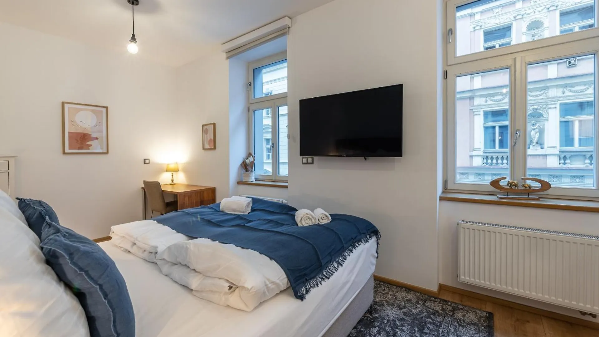 プラハPeaceful & Cozy Living In Vysehrad With A Balconyアパートメント プラハ